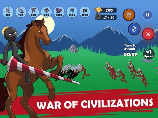 Изображение игры: Stickman Age Battle of Empires