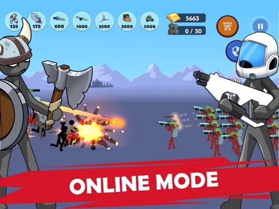 Изображение игры: Stickman Age Battle of Empires