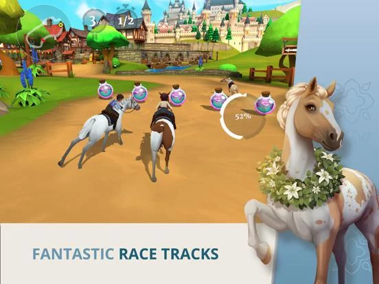 Изображение игры: Wildshade: fantasy horse races