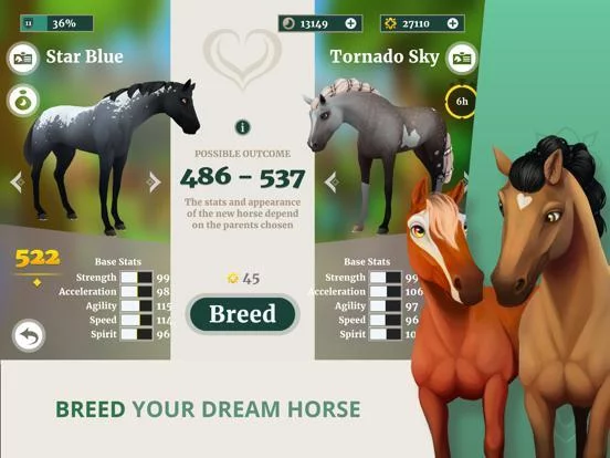 Изображение игры: Wildshade: fantasy horse races