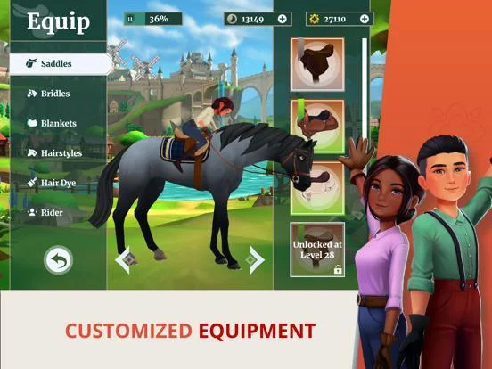Изображение игры: Wildshade: fantasy horse races