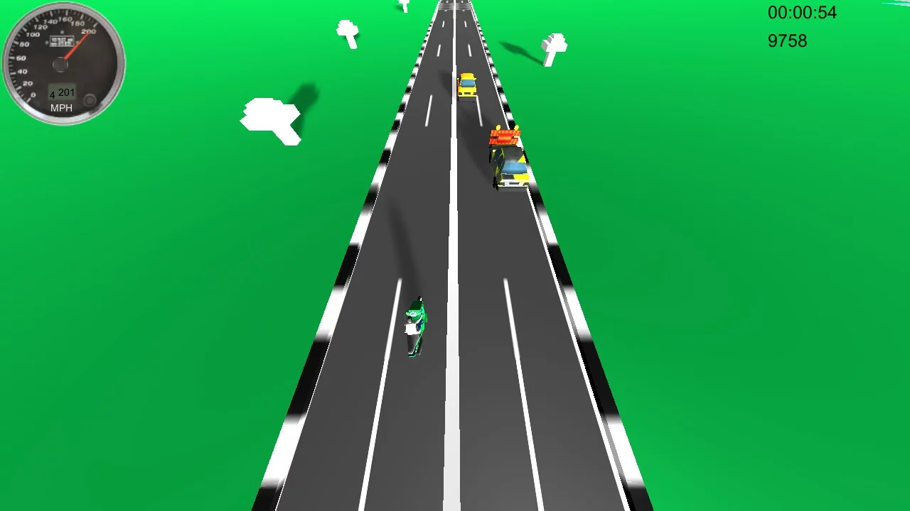 Изображение игры: Motorbike Traffic Splash