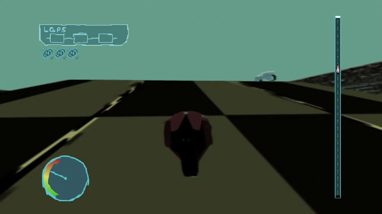 Изображение игры: Atomic Cyclecar Racing