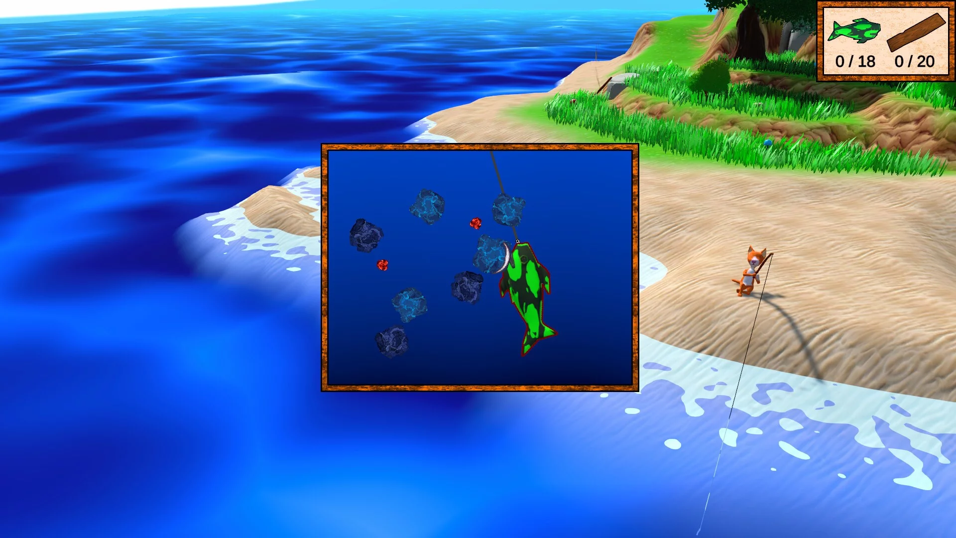 Изображение игры: Cat Fish Island