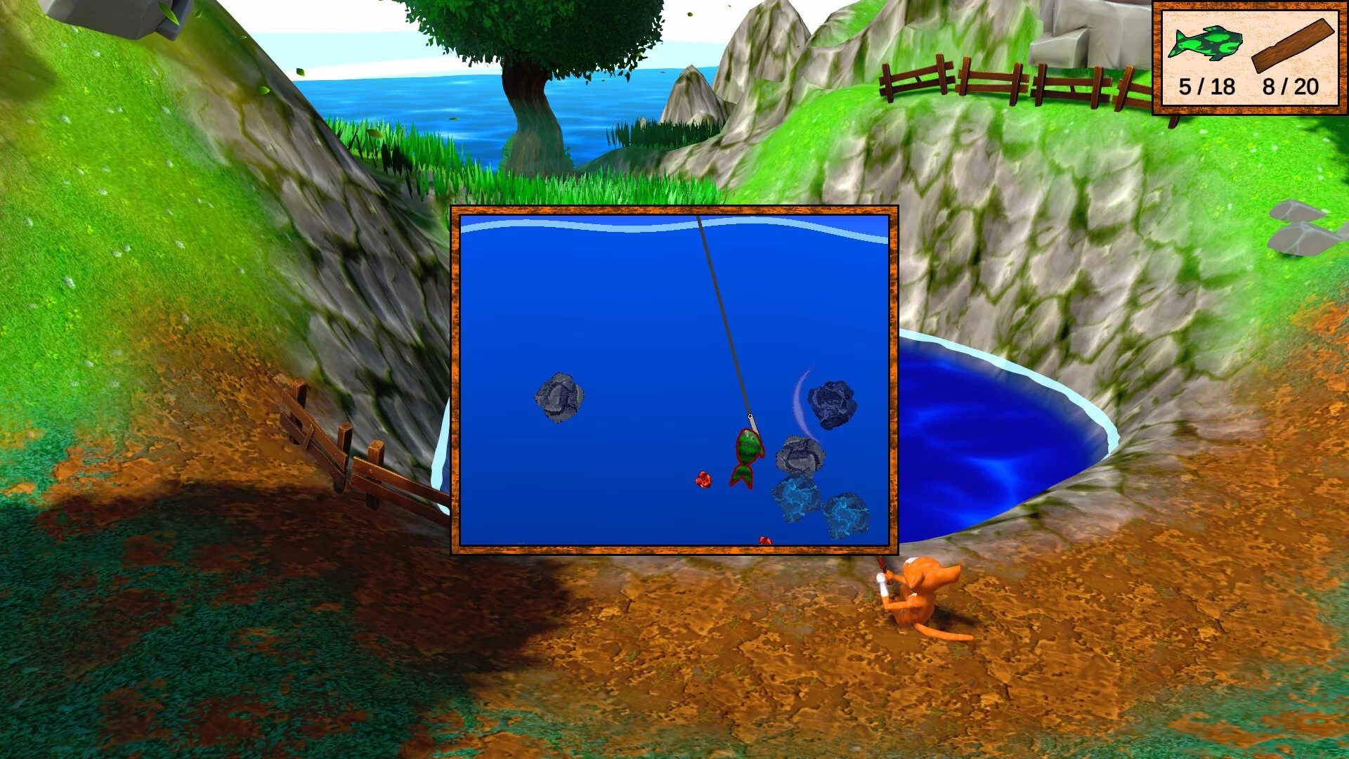 Изображение игры: Cat Fish Island