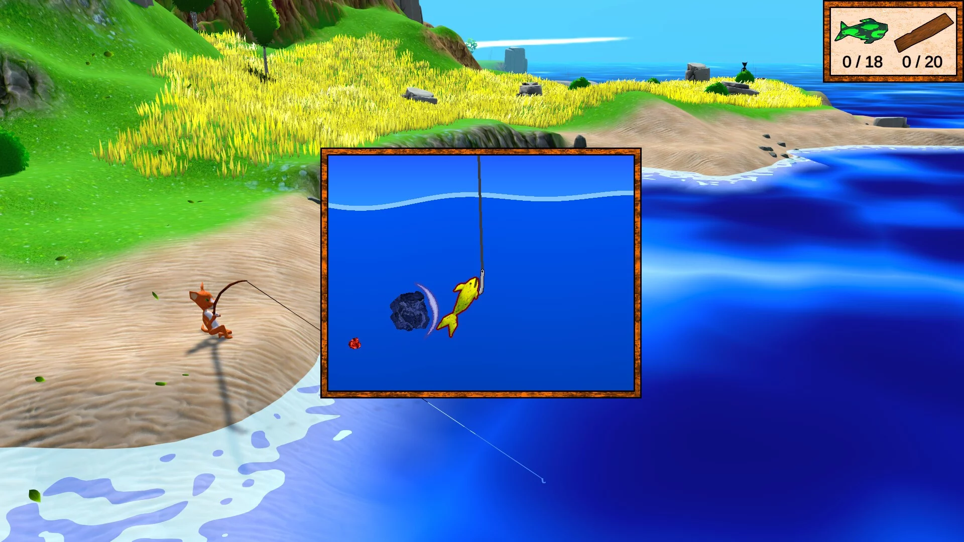 Изображение игры: Cat Fish Island