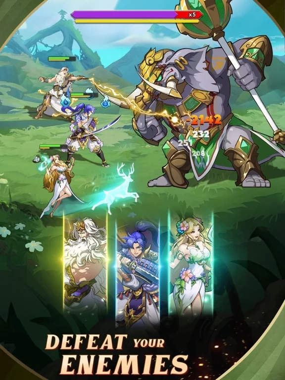 Изображение игры: Mythic Heroes: Idle RPG