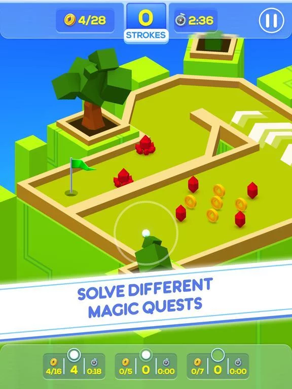 Изображение игры: Mini Golf Magic Blitz