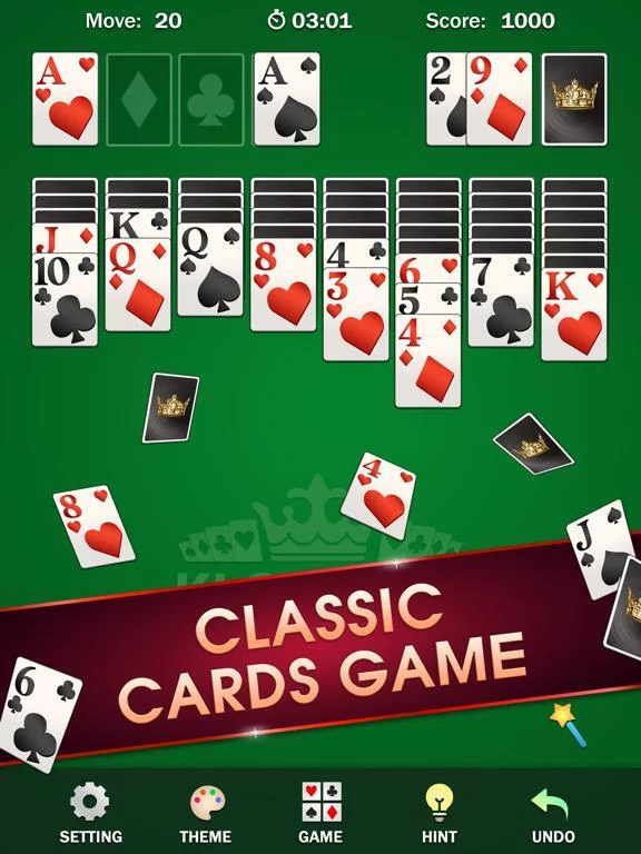 Изображение игры: Solitaire ⋆ Brain Puzzle Game