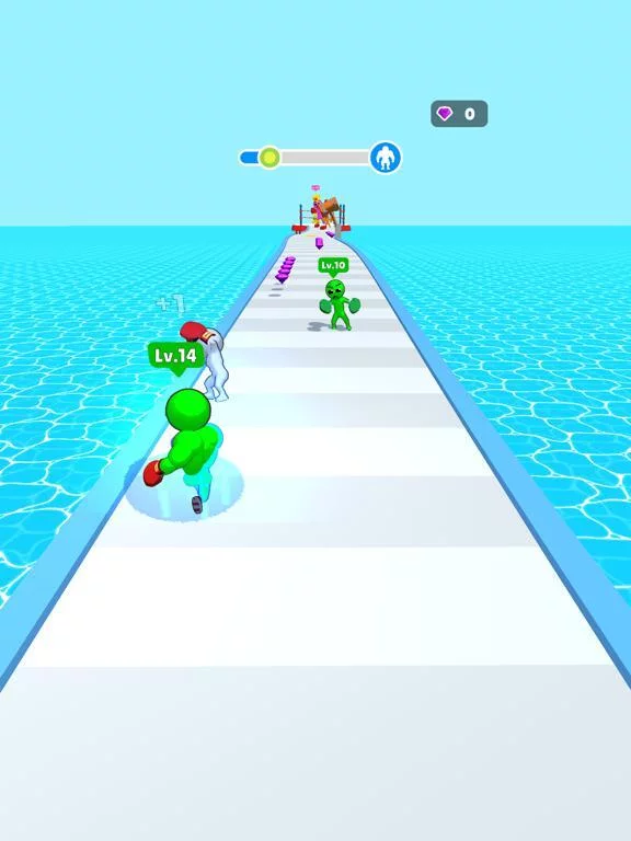 Изображение игры: Level Up Runner