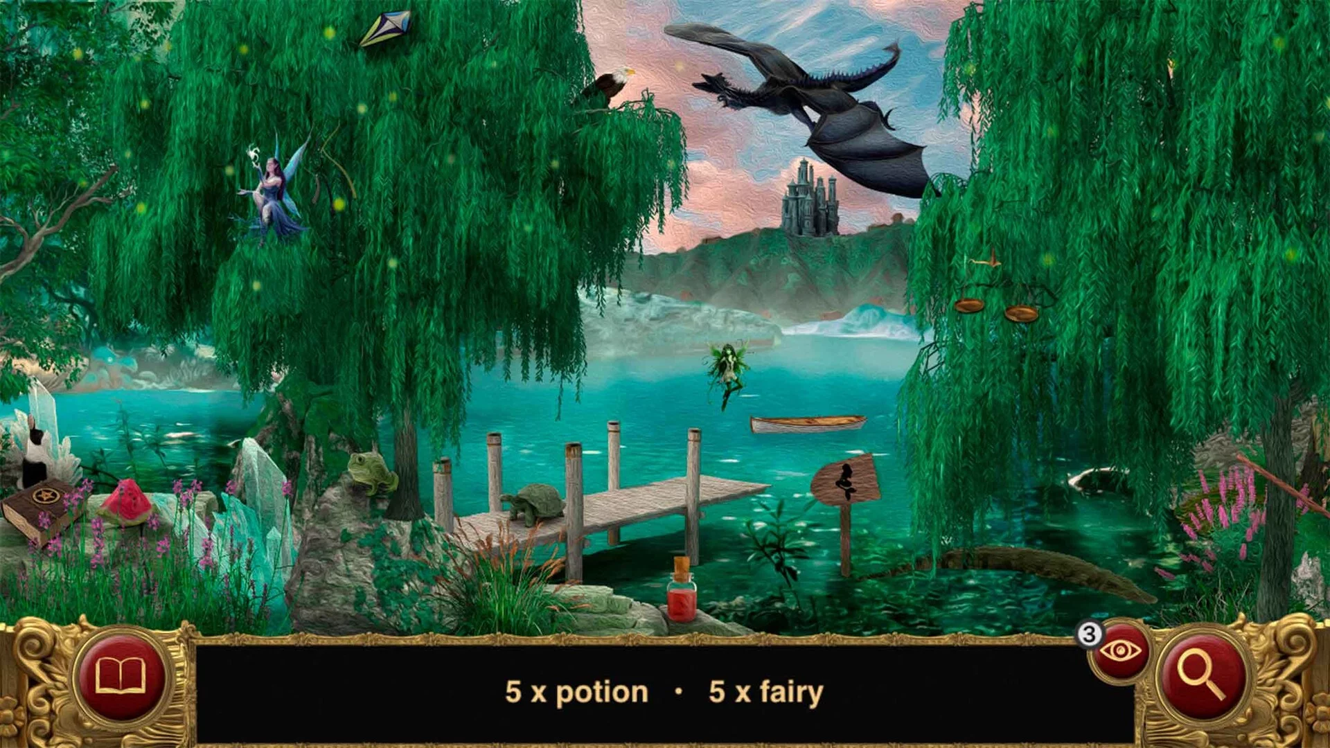 Изображение игры: Hidden Objects - Sleeping Beauty - Puzzle Fairy Tales