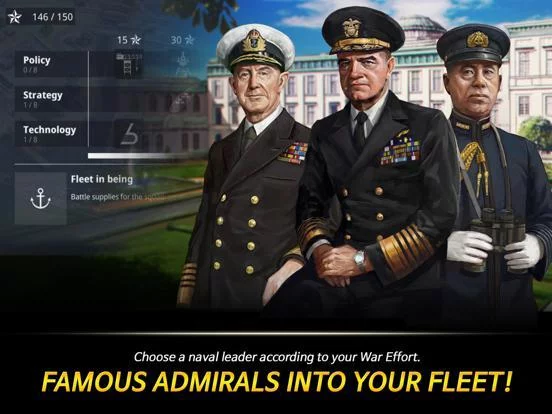 Изображение игры: Warship Fleet Command: WW2