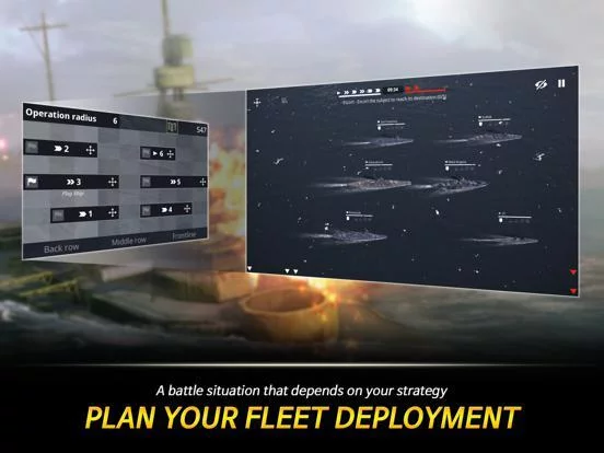 Изображение игры: Warship Fleet Command: WW2