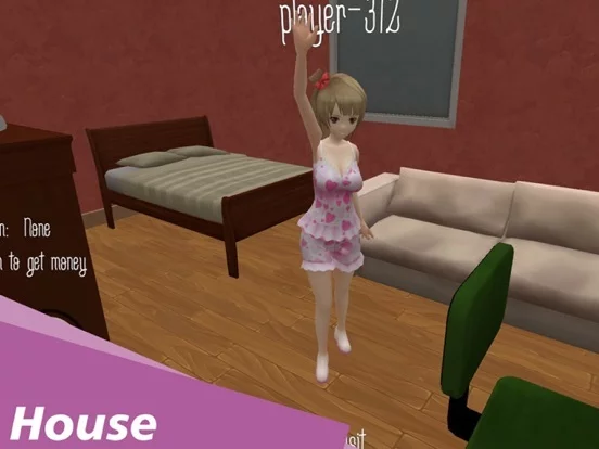 Изображение игры: Waifu Simulator Multiplayer