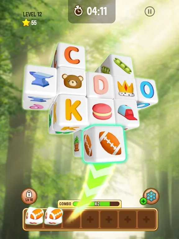Изображение игры: Cube Match Triple - 3D Puzzle