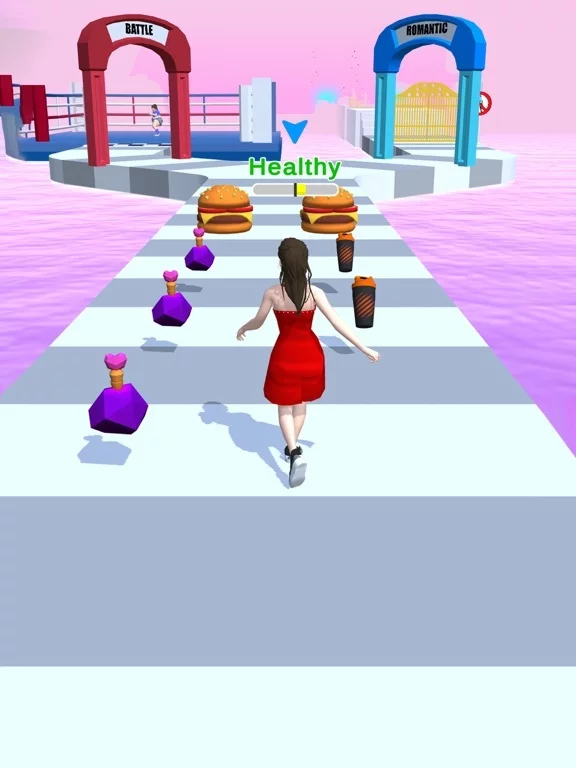 Изображение игры: Girl Runner 3D