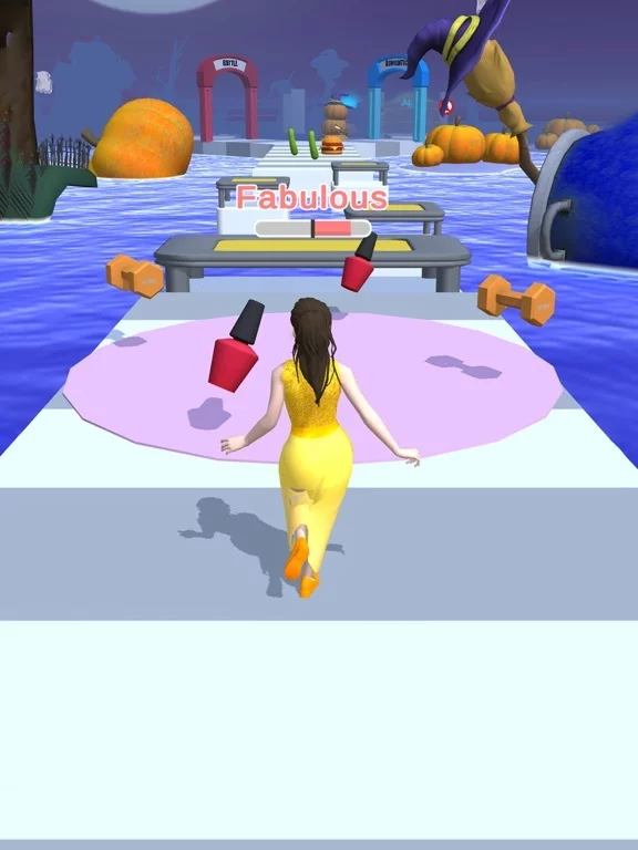 Изображение игры: Girl Runner 3D