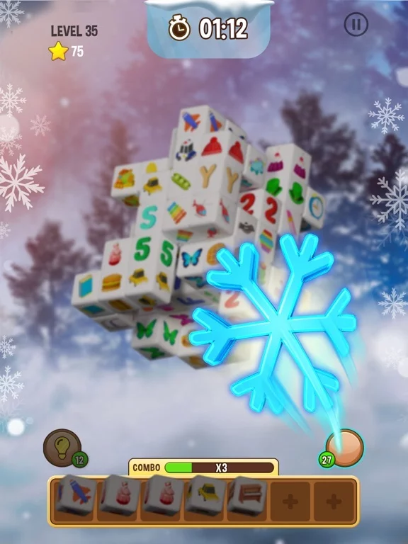 Изображение игры: Cube Match Triple - 3D Puzzle