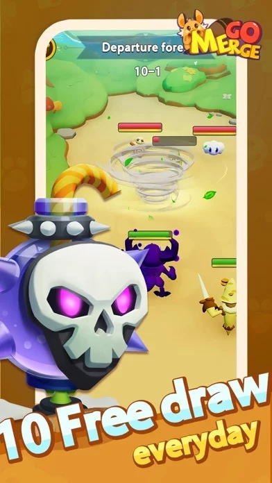 Изображение игры: Merge Go - Idle RPG & Monsters
