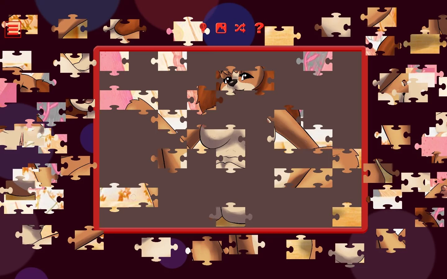 Изображение игры: Furry Hentai Jigsaw