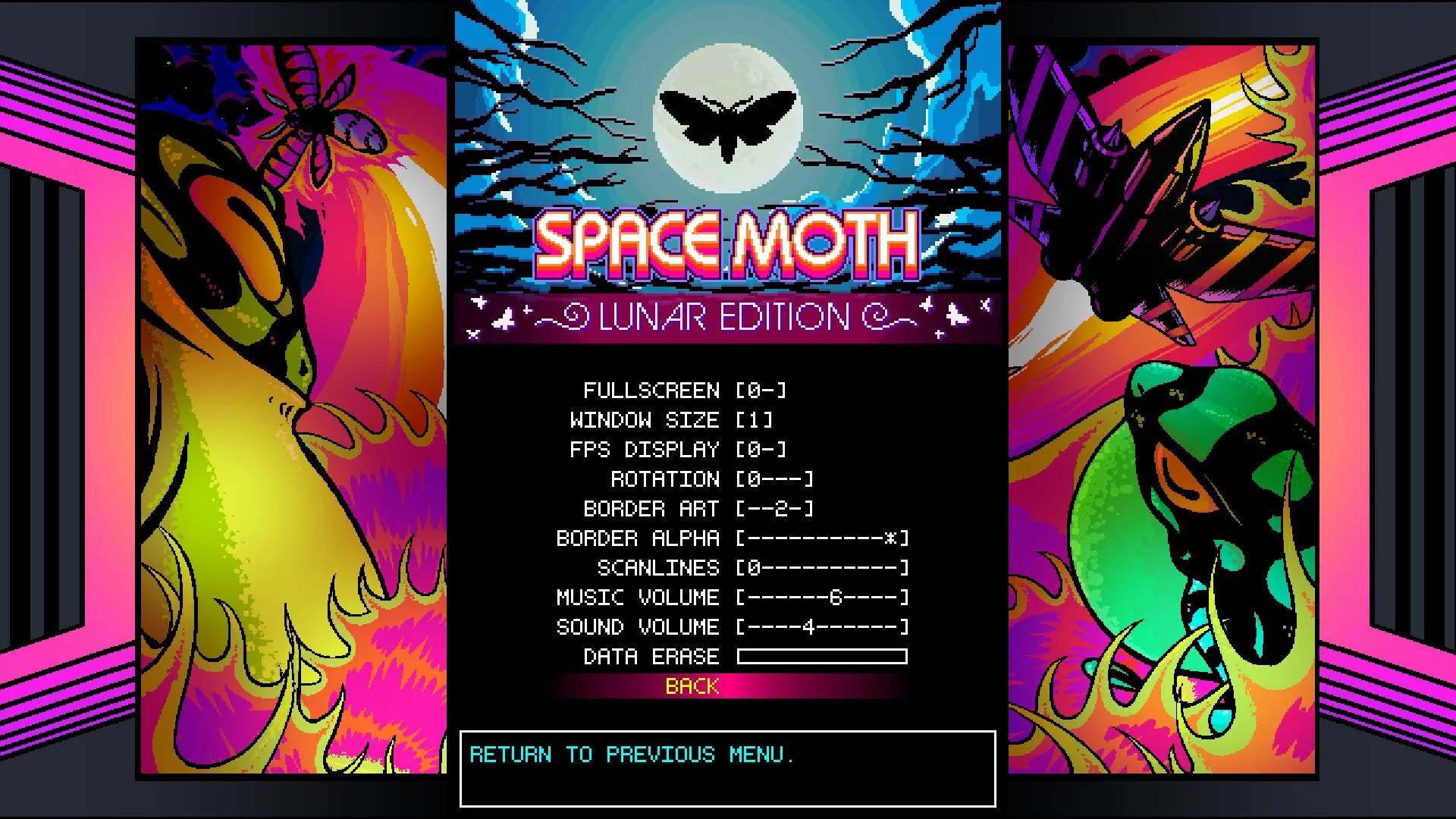 Изображение игры: Space Moth: Lunar Edition