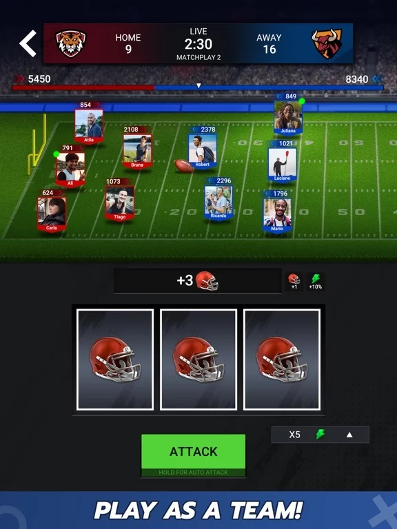 Изображение игры: Football Battle - Touchdown!