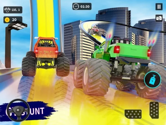 Изображение игры: Monster Truck Xtreme Stunt MTD