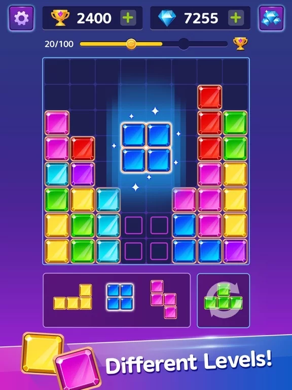 Изображение игры: Bling block
