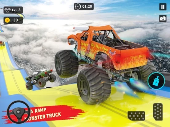 Изображение игры: Monster Truck Xtreme Stunt MTD