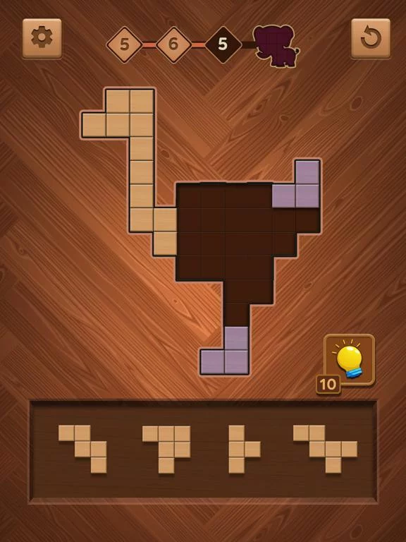 Изображение игры: Jigsaw Wood Block
