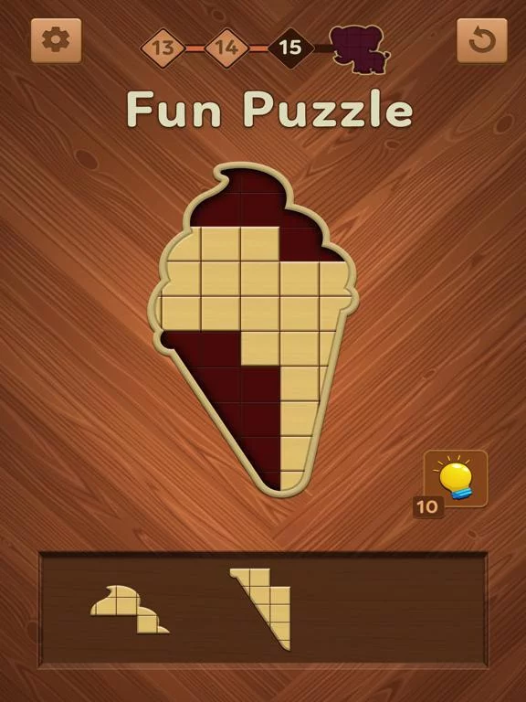 Изображение игры: Jigsaw Wood Block
