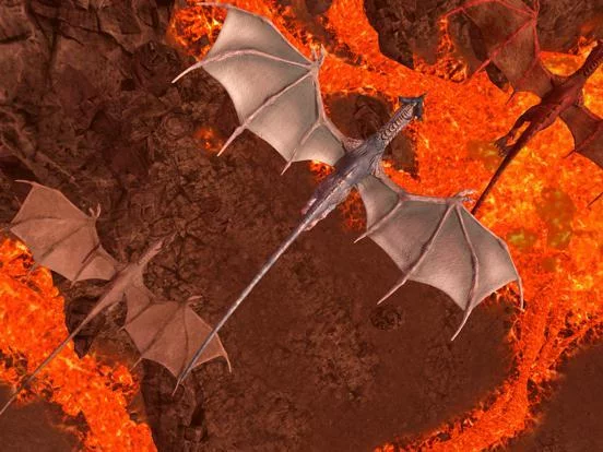 Изображение игры: Dragon Flight Simulator Games