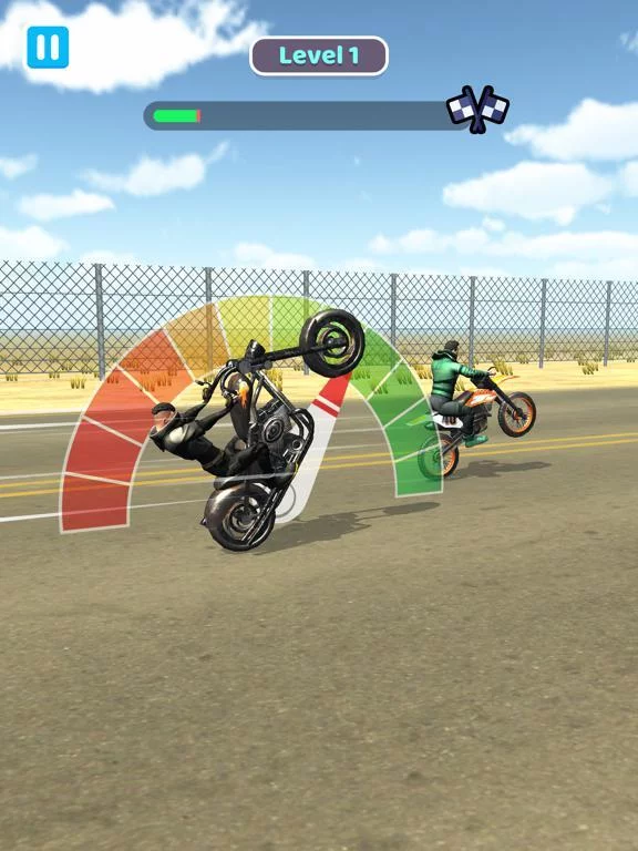 Изображение игры: Wheelie Rider