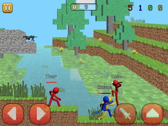 Изображение игры: Stickman Fight Multicraft