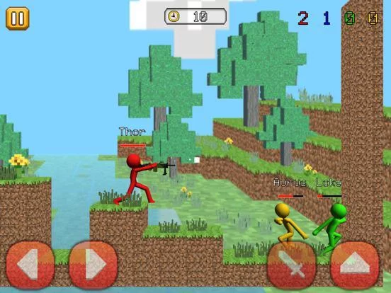 Изображение игры: Stickman Fight Multicraft