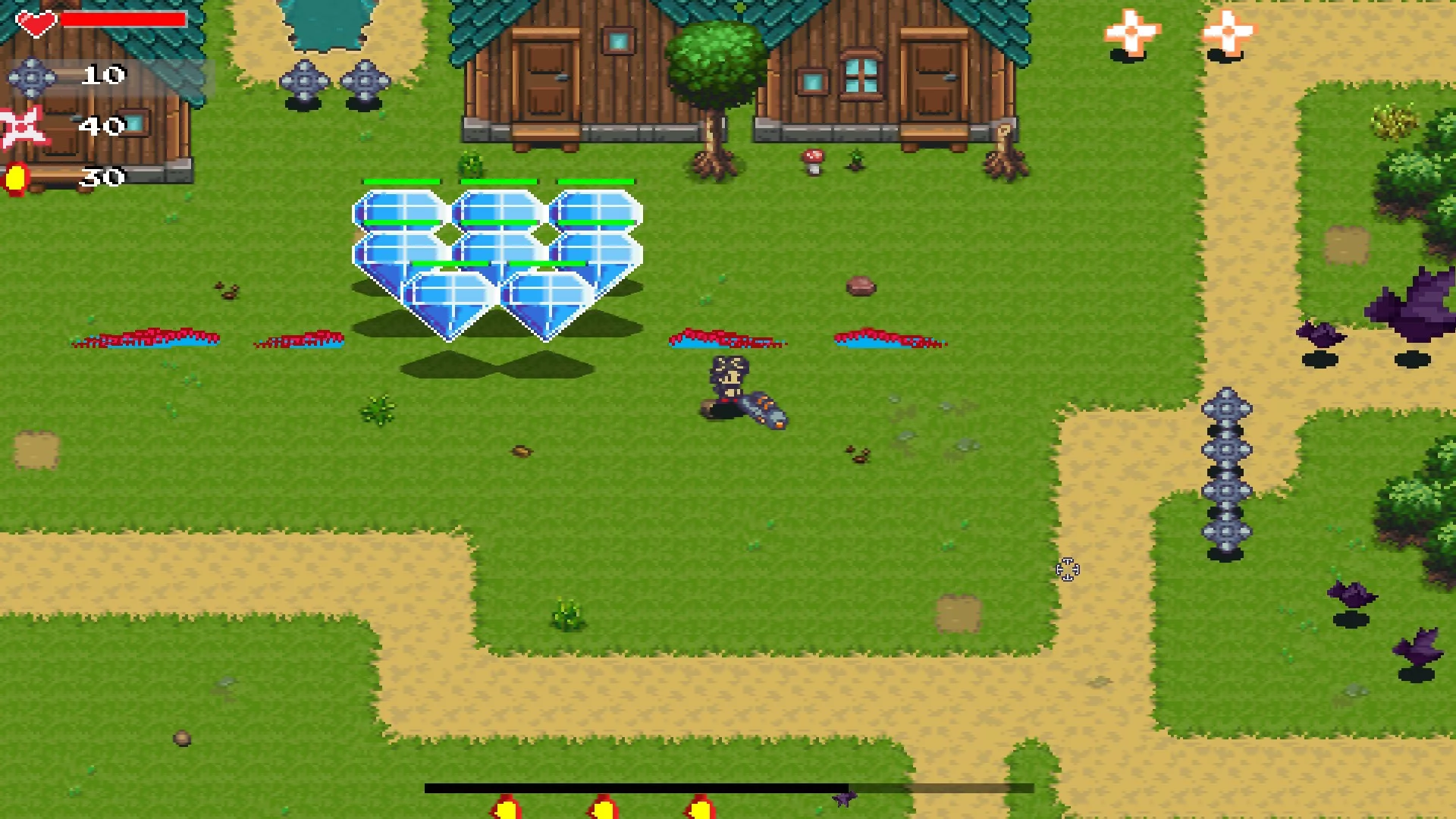Изображение игры: Village defense