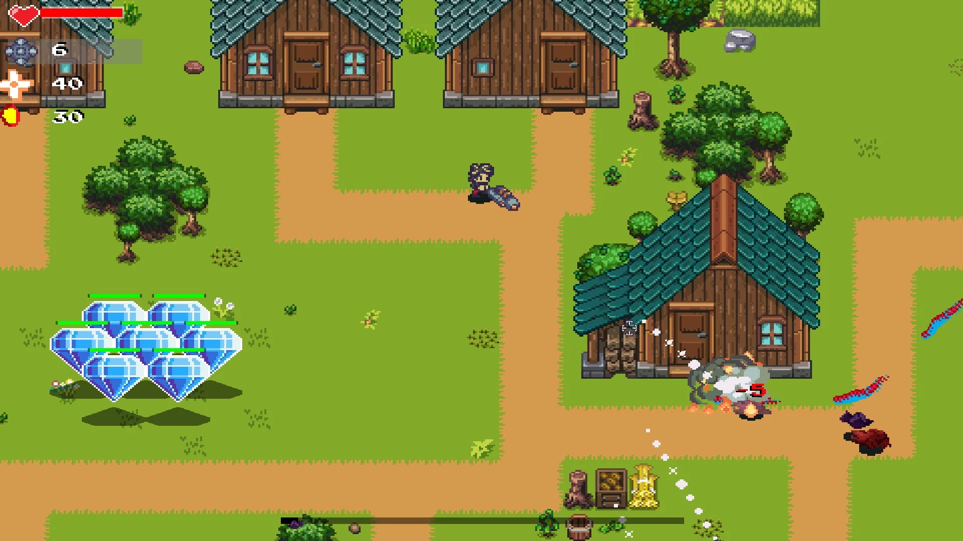 Изображение игры: Village defense
