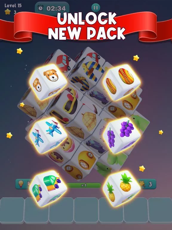 Изображение игры: Match 3D Cube