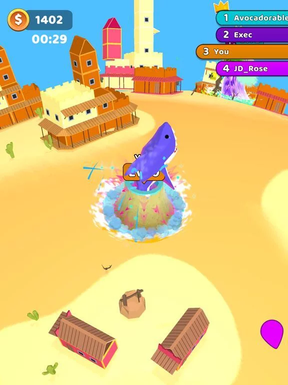 Изображение игры: Unnatural Disasters io