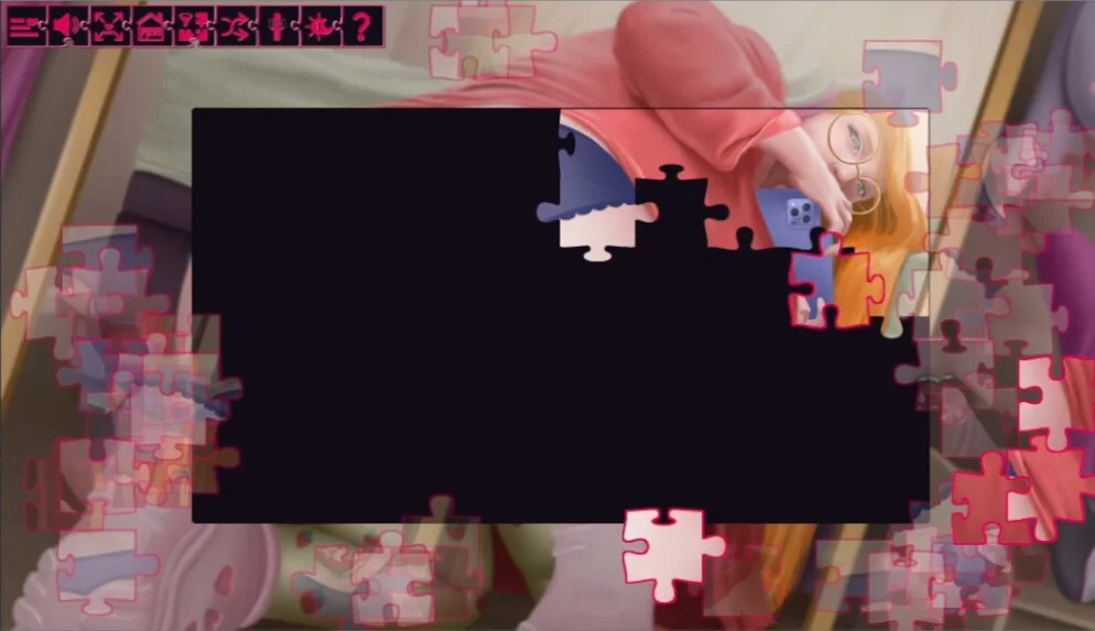 Изображение игры: Love Hentai and Puzzles: Gamer Girls