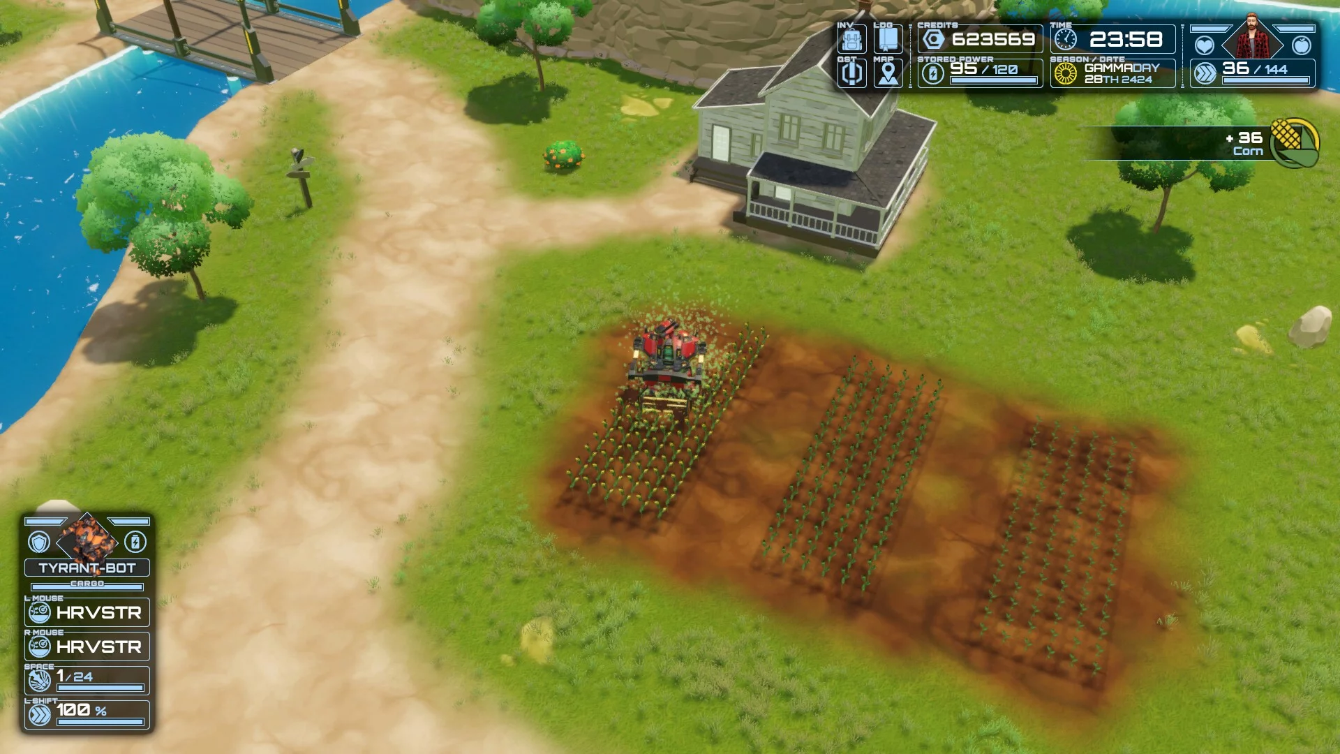 Изображение игры: Mech Farmer