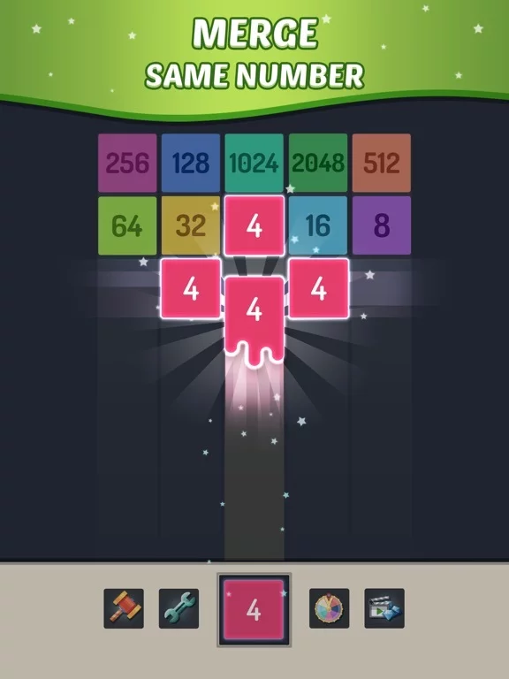 Изображение игры: Merge Block - Number Puzzle