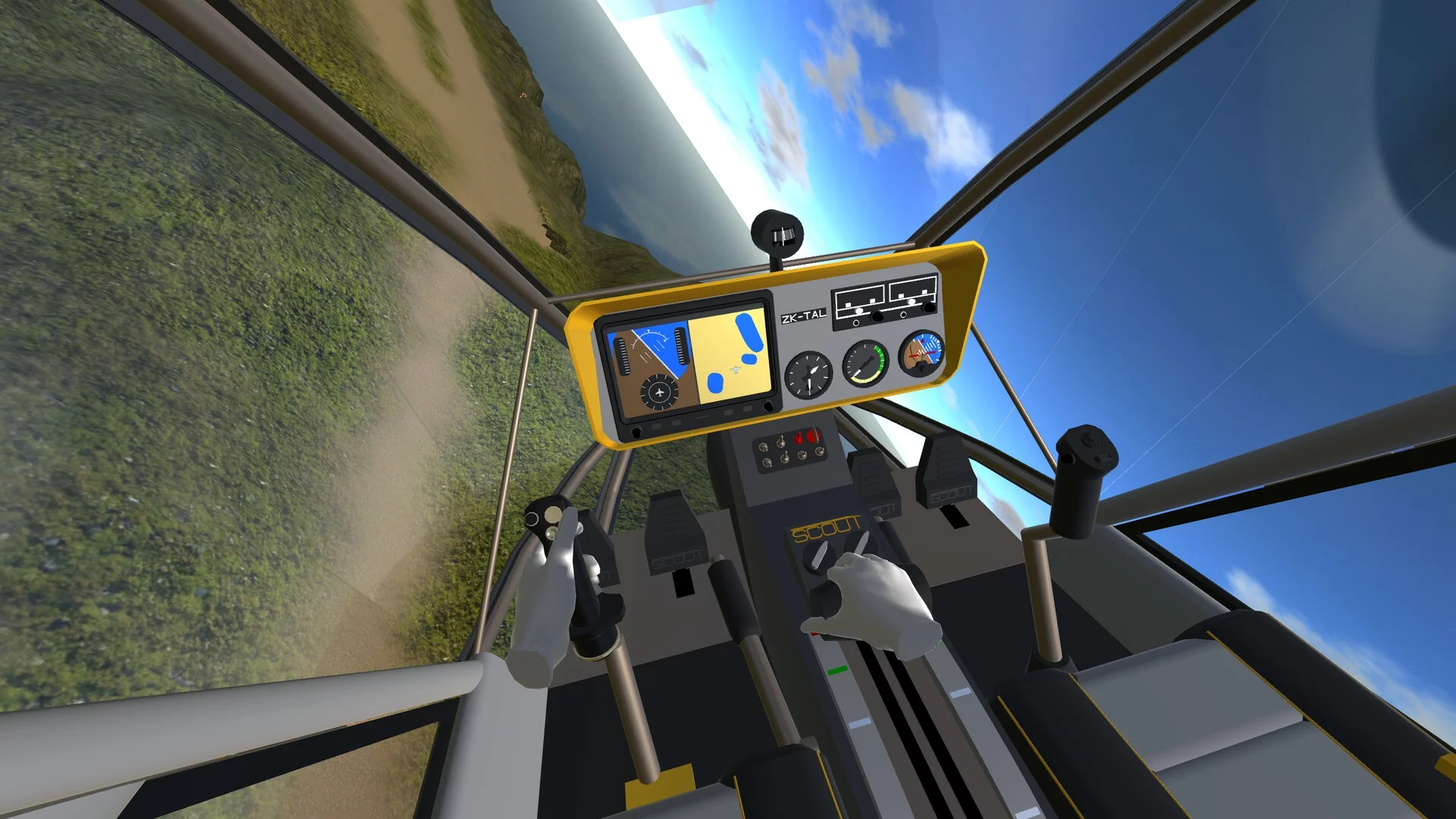 Изображение игры: SimplePlanes VR
