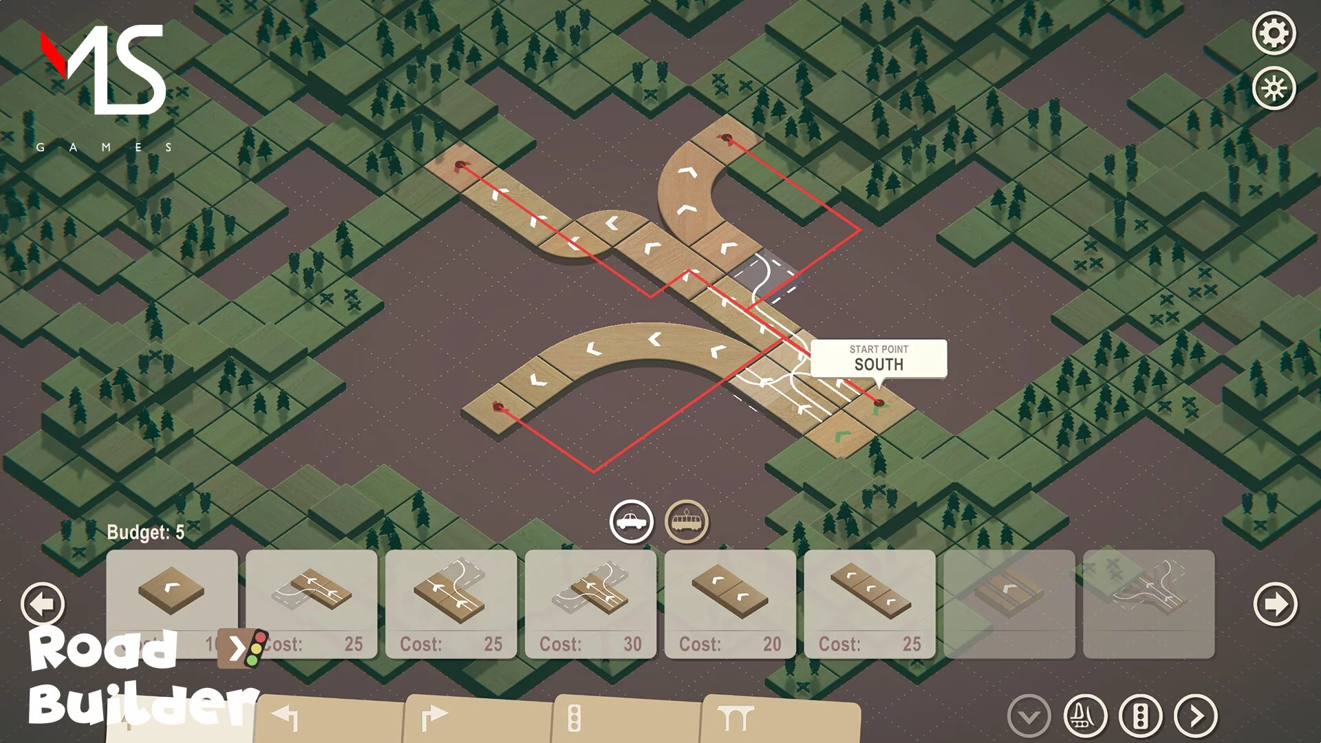 Изображение игры: Road Builder