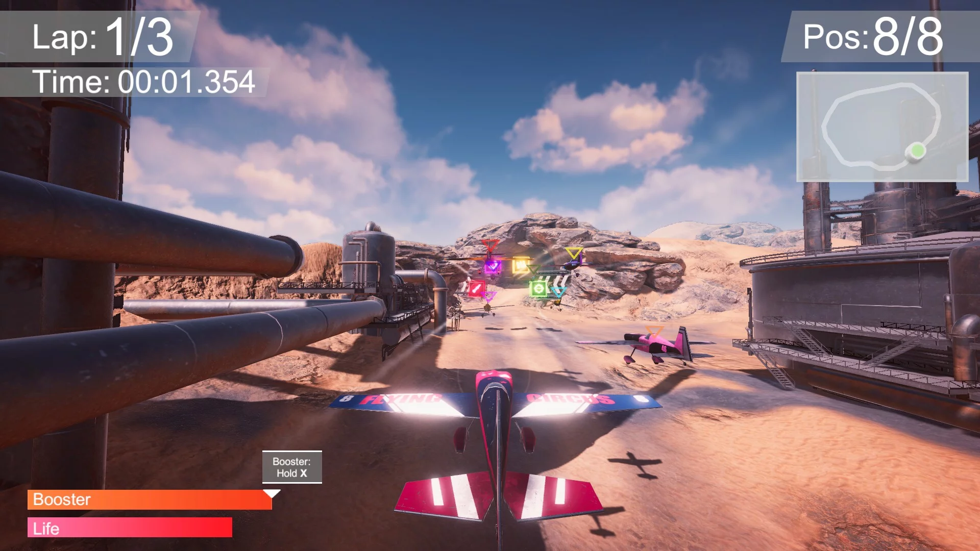 Изображение игры: Airplane Racer 2021