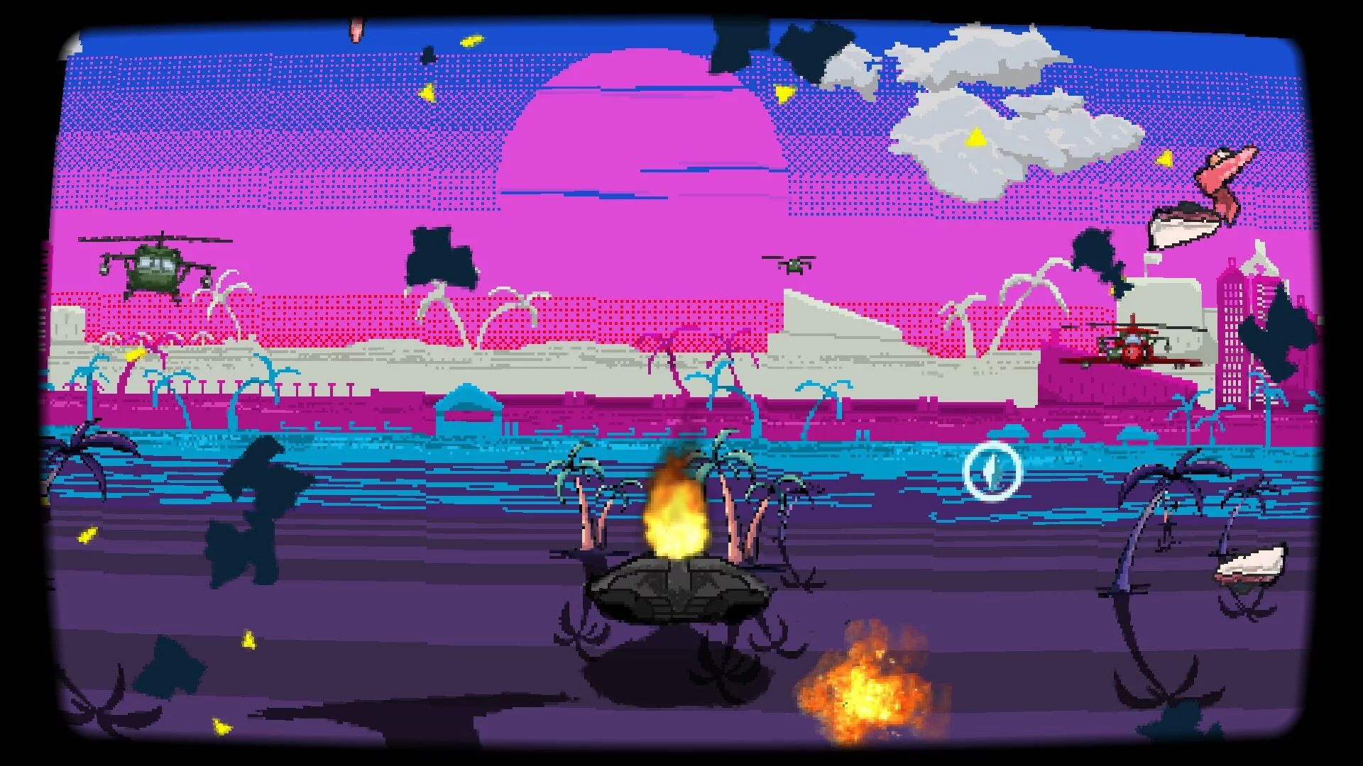 Изображение игры: Sky Harrier: Alpha Code