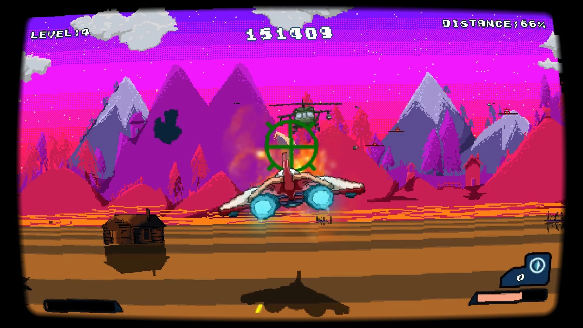 Изображение игры: Sky Harrier: Alpha Code