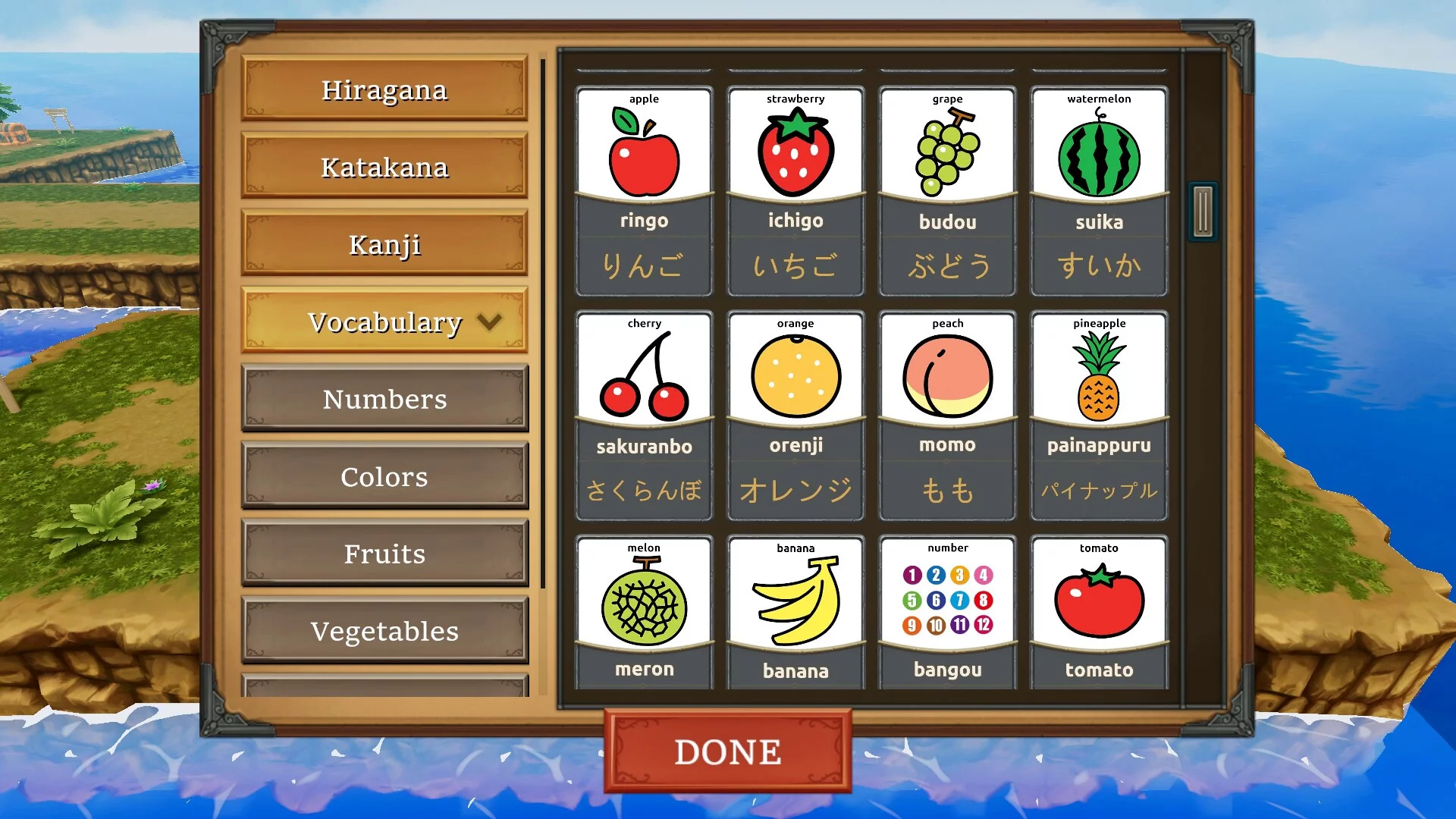 Изображение игры: Nihongo Heroes