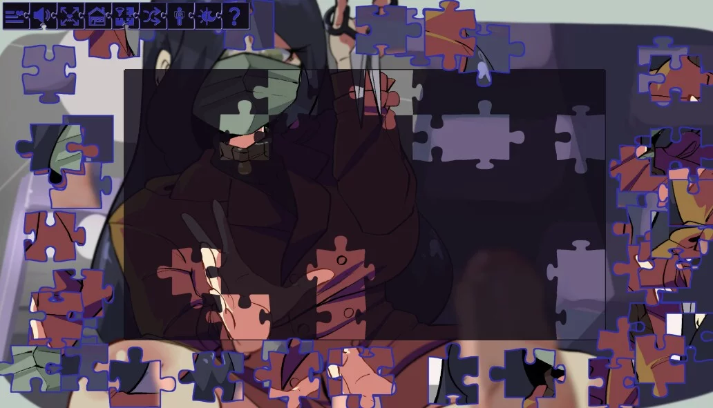 Изображение игры: Love Hentai and Puzzles: Yokai