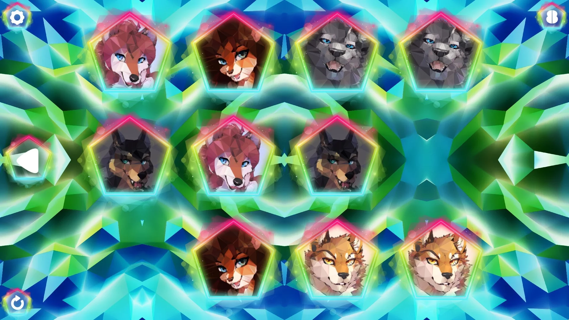 Изображение игры: Poly Memory: Furries 2